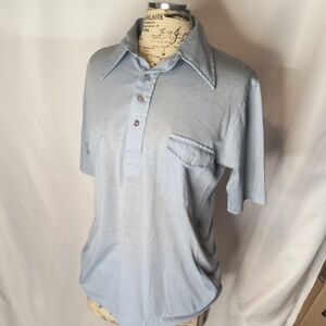 McGregor Sky Blue Men's Vintage Polo Shirt